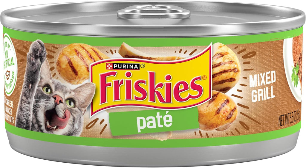 Purina  Wet Cat Food, Pate Mixed Grill - (Pack of 24) 5.5 Oz. Cans