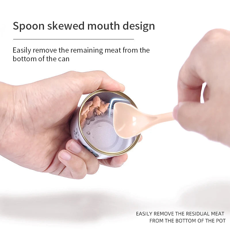 Portable Silicone Dog Cat Canned Lid 2-In-1Food Sealer Spoon Pet Food Cover Storage Fresh-Keeping Lids Bowl Dog Accessories