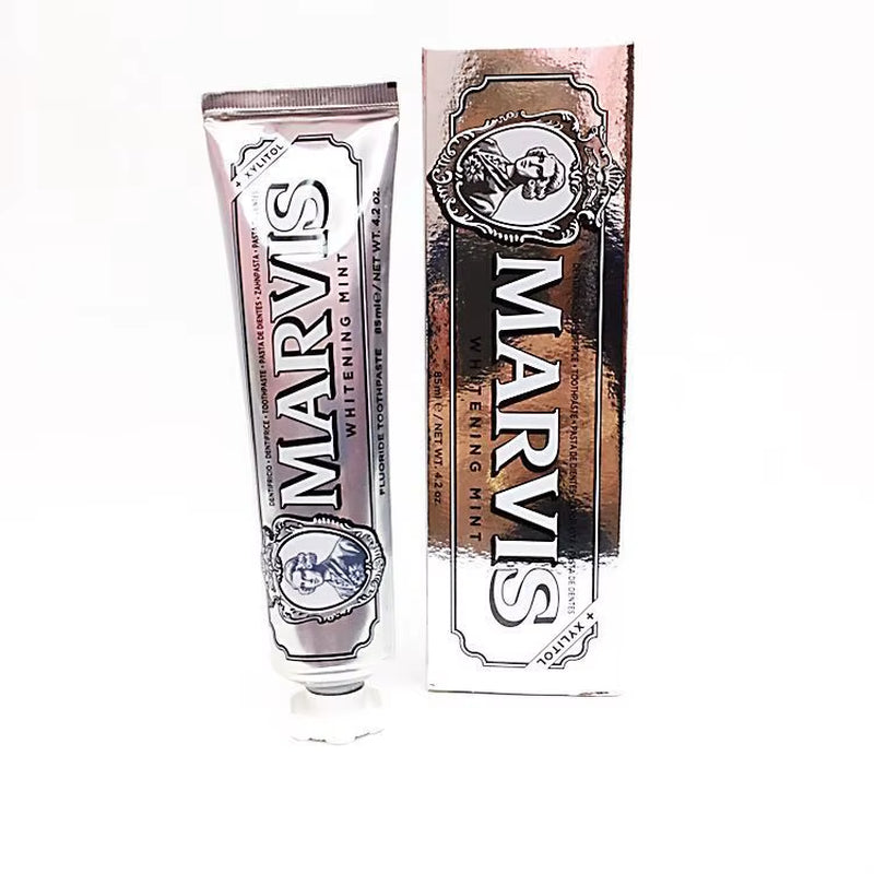 85Ml Italy Original Marvis Whitening Mint Freshen Breath and Remove Smoke Stains Toothpaste