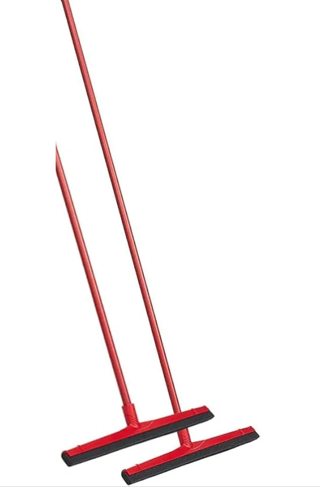 Floor Wiper Classic 52 CM with a Stick, High water wiping efficiency, 52 X 5 X 136 Cm - Red