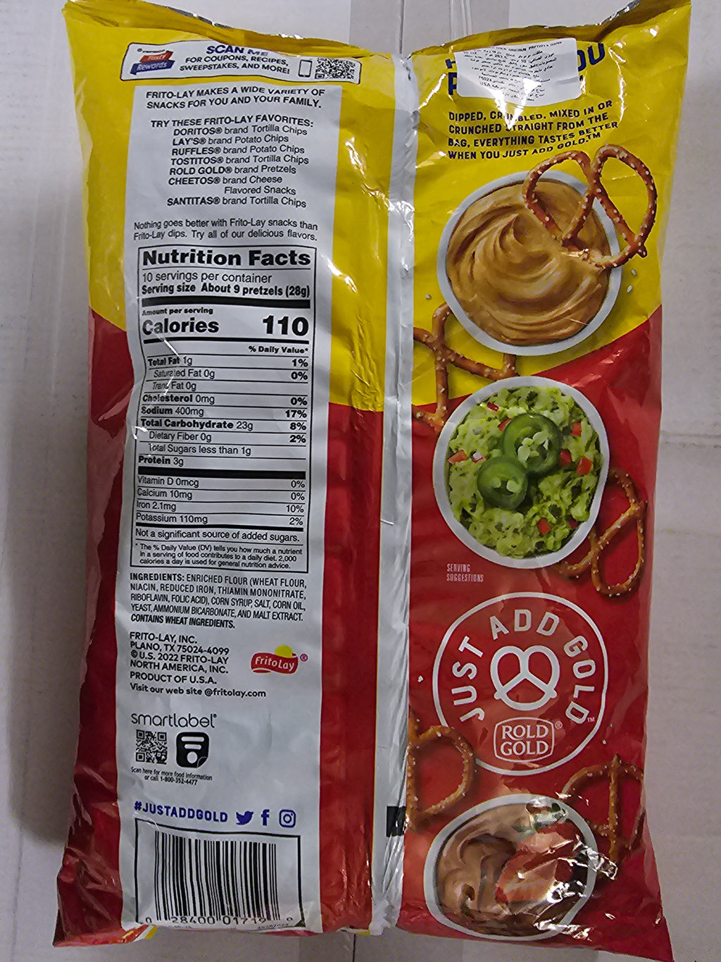 Rold Gold Classic Style Pretzel Thins Snack 10 OZ (283.5g)